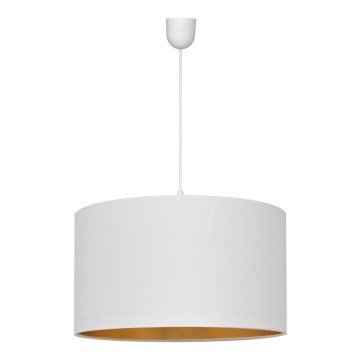 Lámpara de araña ALBA 1xE27/15W/230V d. 45 cm blanco/dorado