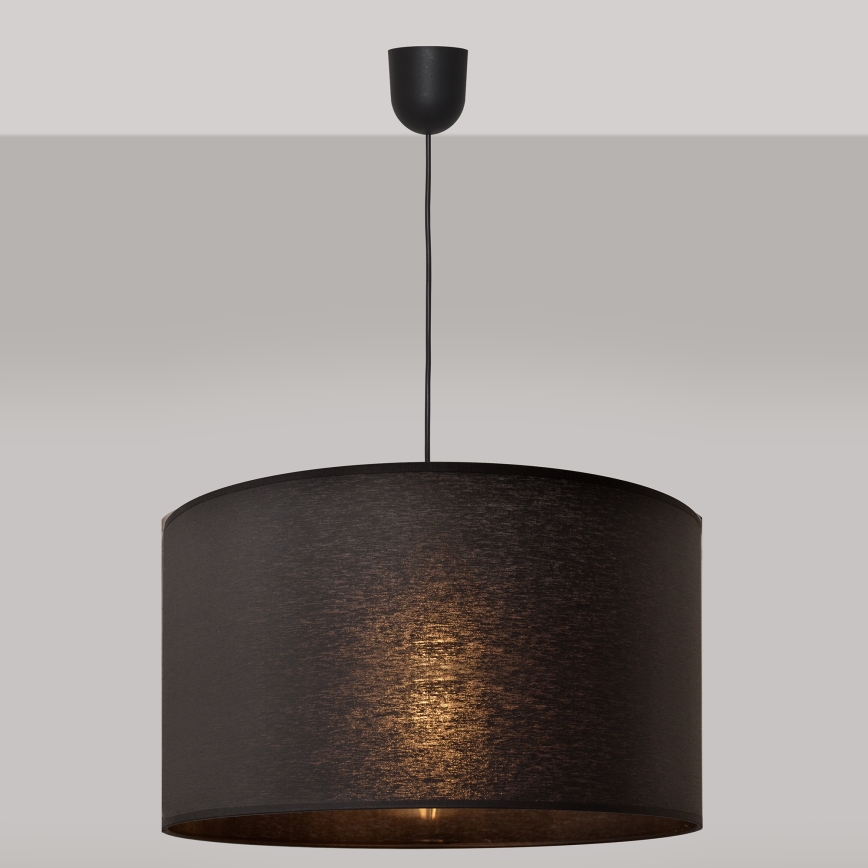 Lámpara de araña ALBA 1xE27/15W/230V d. 45 cm negro