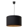Lámpara de araña ALBA 1xE27/15W/230V d. 45 cm negro/oro