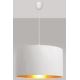 Lámpara de araña ALBA 1xE27/60W/230V d. 45 cm blanco/dorado