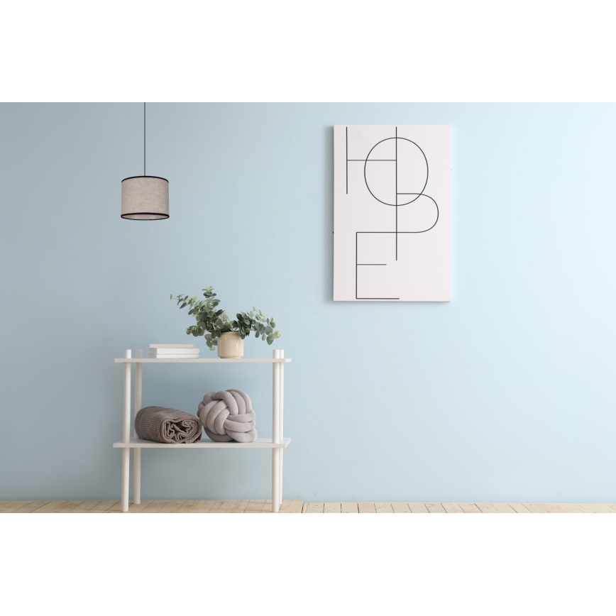 Lámpara de araña con cable NEXO 1xE27/60W/230V Ø 20 cm