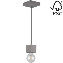 Lámpara de araña con cable STRONG 1xE27/60W/230V - Certificado FSC