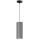 Lámpara de araña con cable ZIK 1xE27/40W/230V dia. 10 cm gris