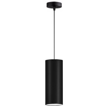 Lámpara de araña con cable ZIK 1xE27/40W/230V dia. 10 cm negro
