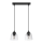 Lámpara de araña de cable 2xE27/60W/230V