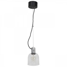 Lámpara de araña de cable BANCO 1xE27/60W/230V transparente