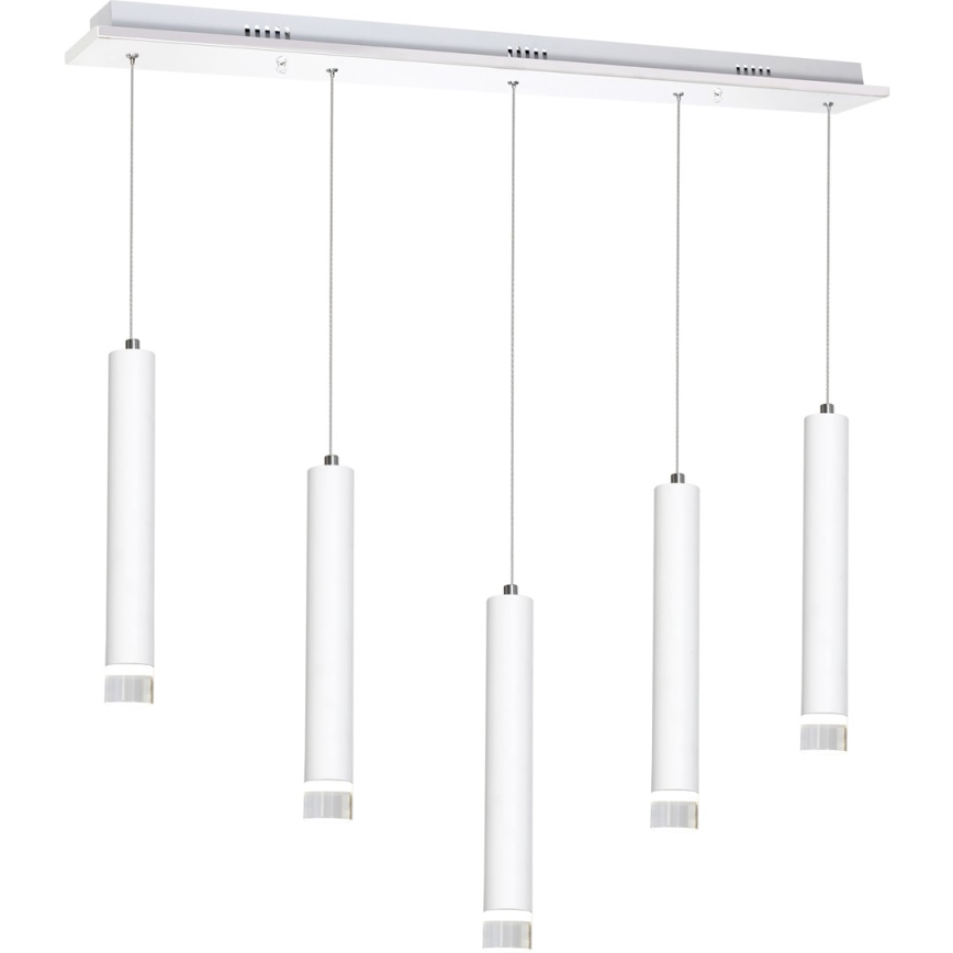 Lámpara de araña de cable LED ALBA 5xLED/25W/230V blanco