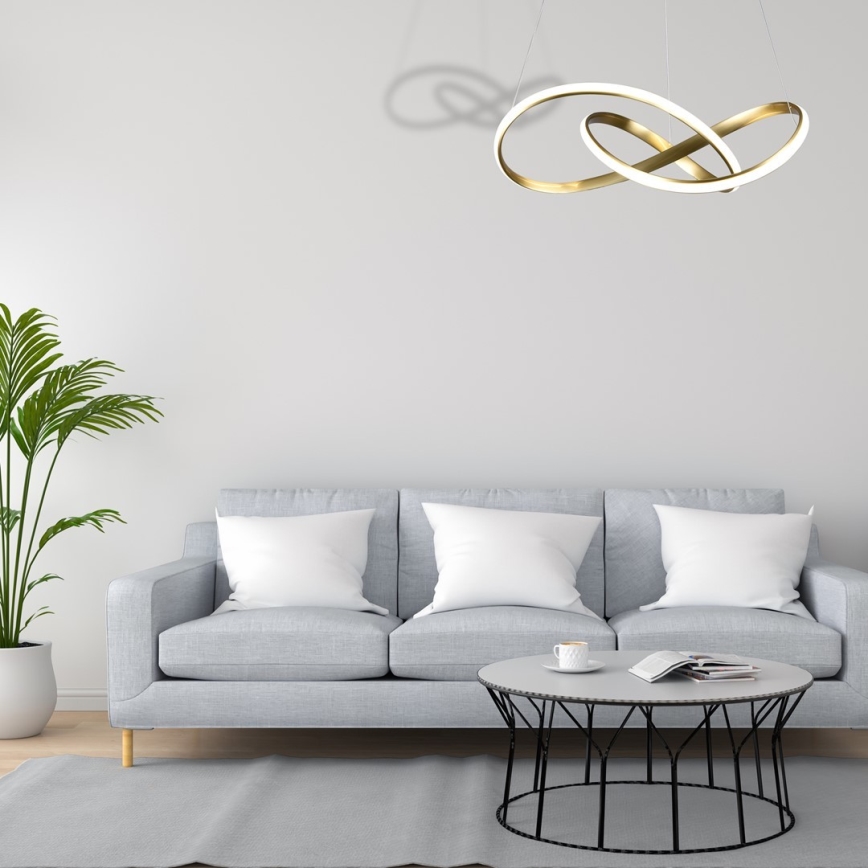 Lámpara de araña de cable LED CAPPIO LED/36W/230V dorado