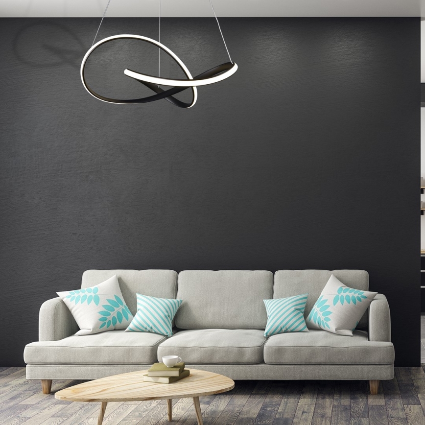 Lámpara de araña de cable LED CAPPIO LED/36W/230V negro