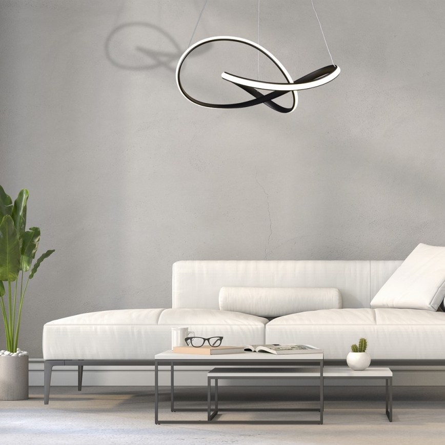 Lámpara de araña de cable LED CAPPIO LED/36W/230V negro