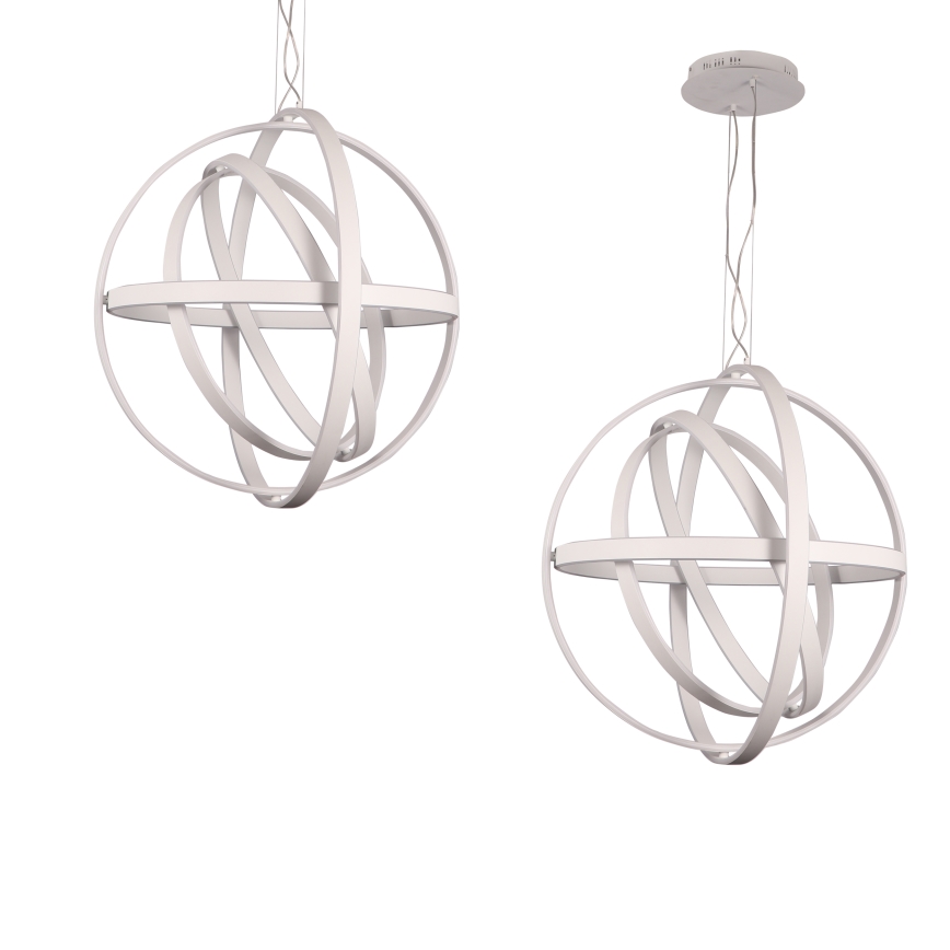 Lámpara de araña de cable LED COPERNICUS 1xLED/260W/230V blanco