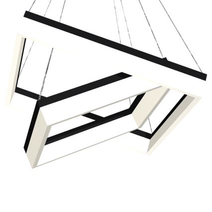 Lámpara de araña de cable LED NERO 2xLED/80W/230V
