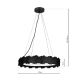 Lámpara de araña de cable LED SOHO 1xLED/24W/230V negro