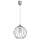 Lámpara de araña de cable MERCURE 1xE27/60W/230V gris