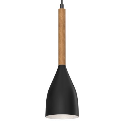 Lámpara de araña de cable MUZA NEW 3xE27/60W/230V negro