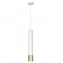 Lámpara de araña de cable NEST 1xGU10/8W/230V blanco/dorado