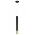 Lámpara de araña de cable NEST 1xGU10/8W/230V negro/dorado