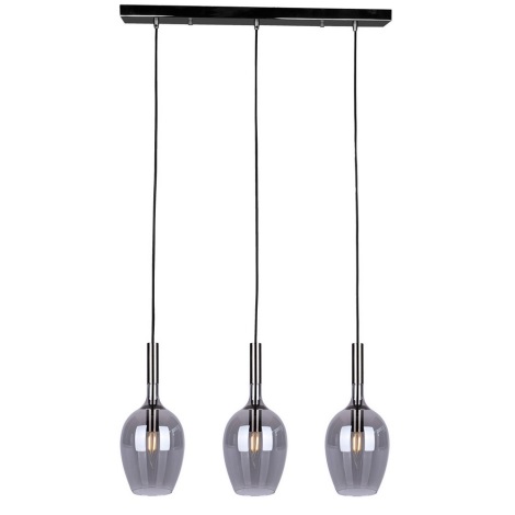 Lámpara de araña de cable TANGO 3xE14/40W/230V negro