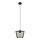 Lámpara de araña de cable TORRI 1xE27/15W/230V d. 23 cm negro