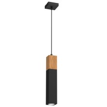 Lámpara de araña de cable TULUM 1xGU10/60W/230V negro