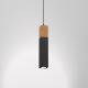Lámpara de araña de cable TULUM 1xGU10/60W/230V negro