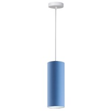 Lámpara de araña de cable ZIK 1xE27/40W/230V azul