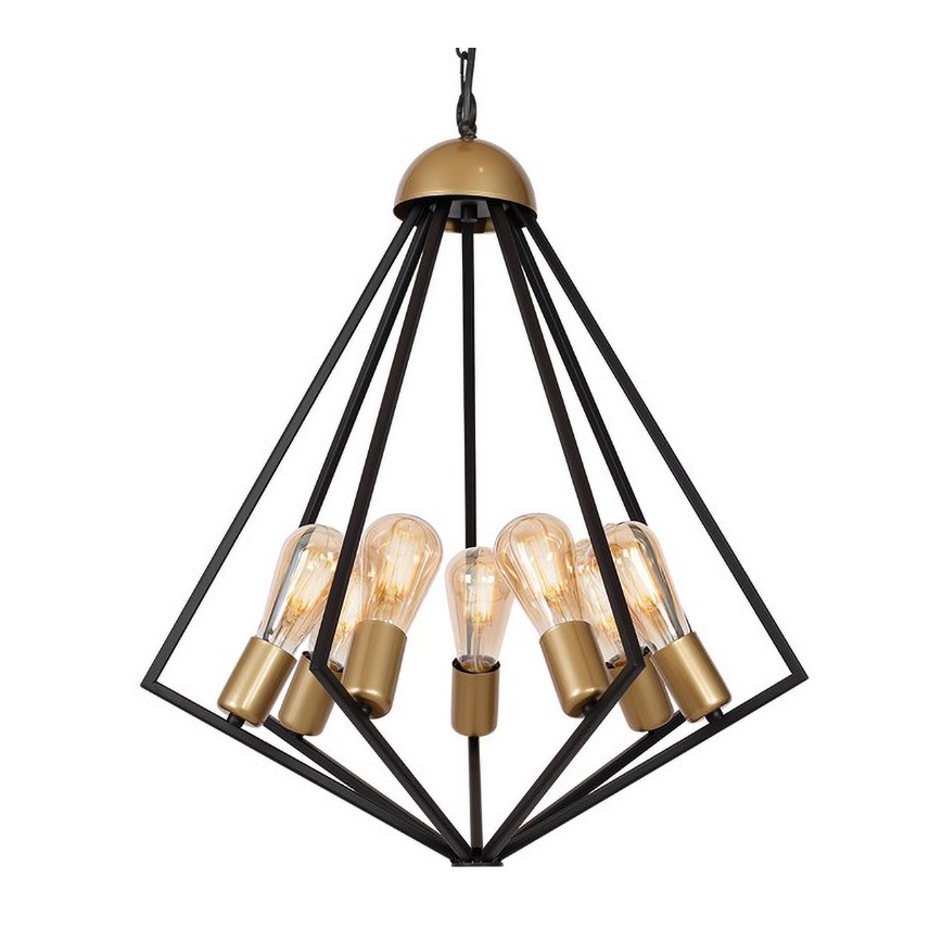 Lámpara de araña de cadena ALI 7xE27/60W/230V