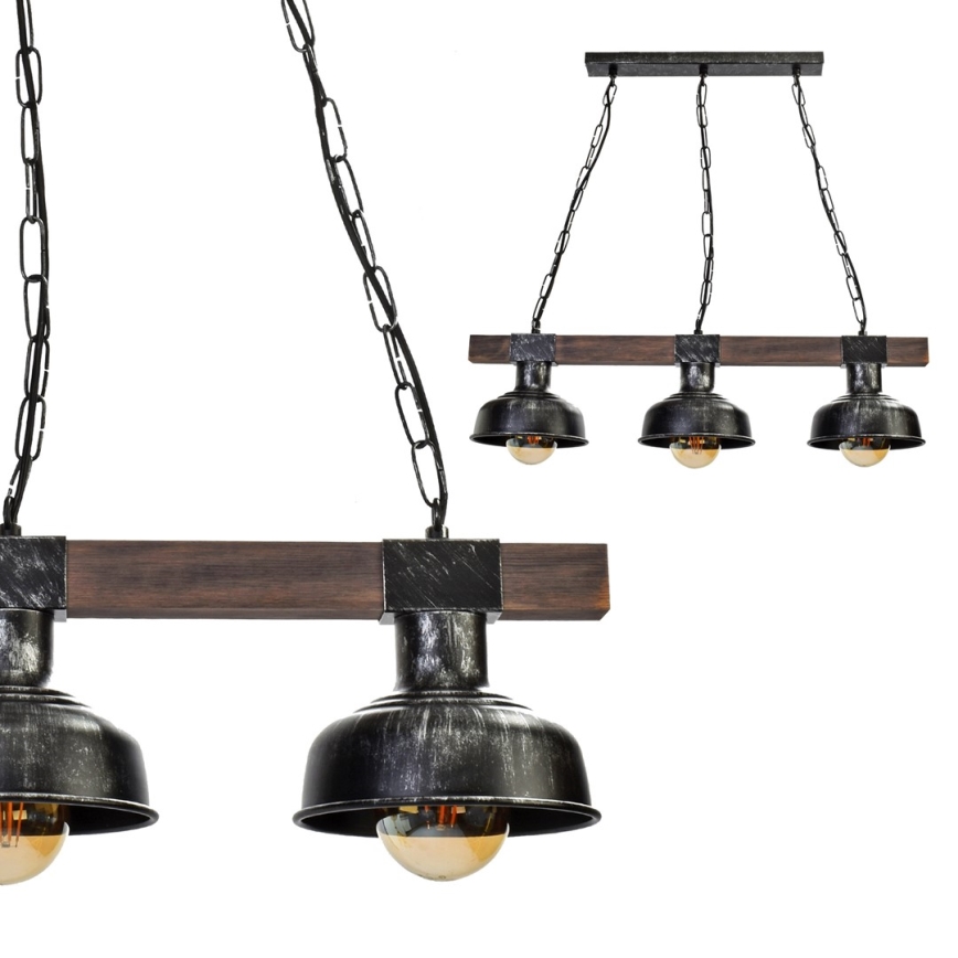 Lámpara de araña de cadena FARO 3xE27/60W/230V
