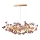 Lámpara de araña de cristal colgante 13xG9/40W/230V multicolor