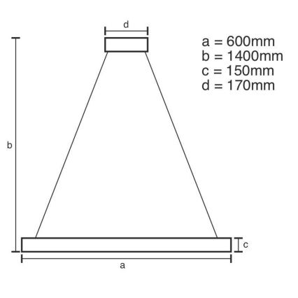 Lámpara de araña de cristal LED regulable con cable en cadena LED/40W/230V + control remoto