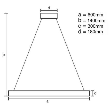 Lámpara de araña de cristal LED regulable con cable con cadena LED/80W/230V 3000-6500K + control remoto