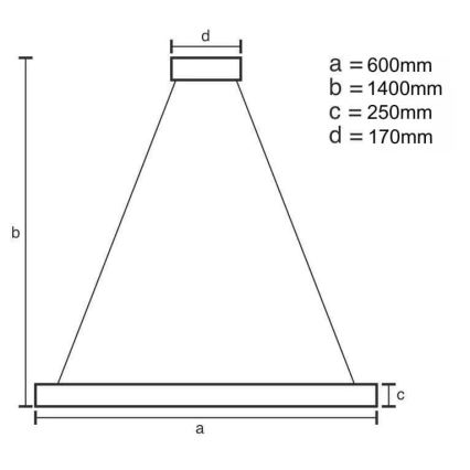 Lámpara de araña de cristal LED regulable en cadena LED/80W/230V 3000-6500K + control remoto