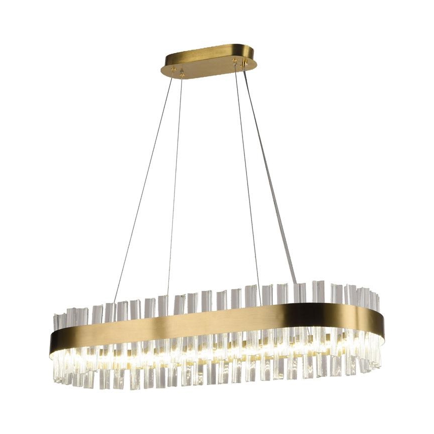Lámpara de araña de cristal LED regulable en cadena LED/45W/230V 3000-6500K + control remoto