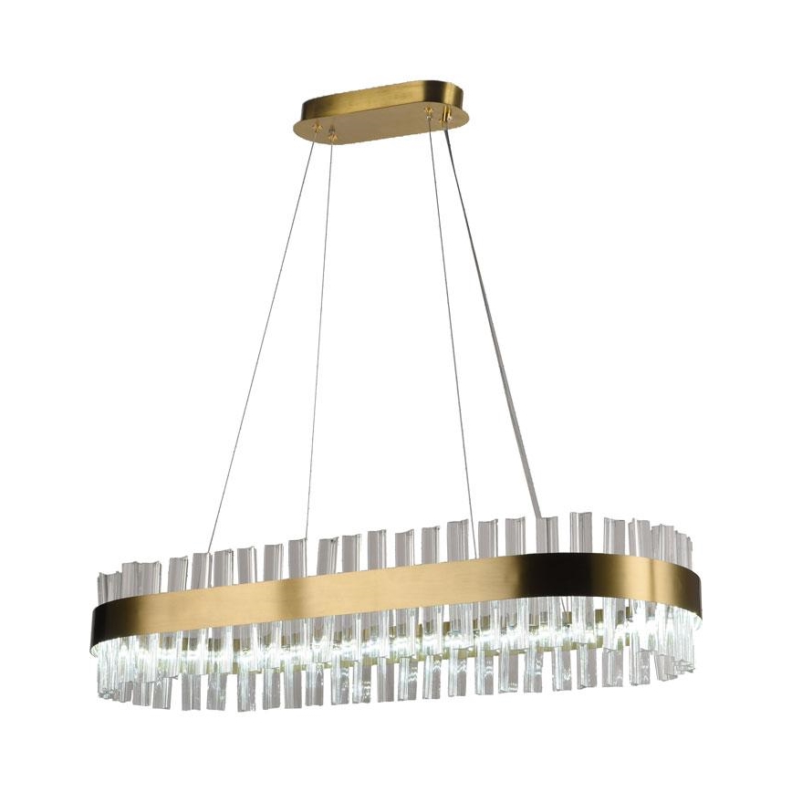 Lámpara de araña de cristal LED regulable en cadena LED/45W/230V 3000-6500K + control remoto