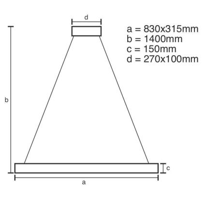 Lámpara de araña de cristal LED regulable en cadena LED/45W/230V 3000-6500K + control remoto