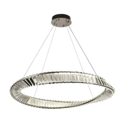 Lámpara de araña de cristal LED regulable en cadena LED/50W/230V 3000-6500K + mando a distancia