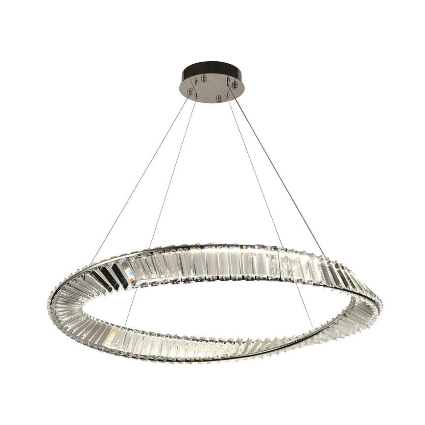 Lámpara de araña de cristal LED regulable en cadena LED/50W/230V 3000-6500K + mando a distancia
