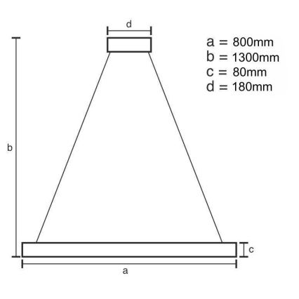 Lámpara de araña de cristal LED regulable en cadena LED/50W/230V 3000-6500K + mando a distancia