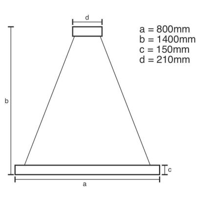 Lámpara de araña de cristal LED regulable en cadena LED/55W/230V 3000-6500K + control remoto