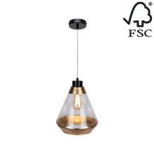 Lámpara de araña en cable 1xE27/60W/230V - Certificado FSC