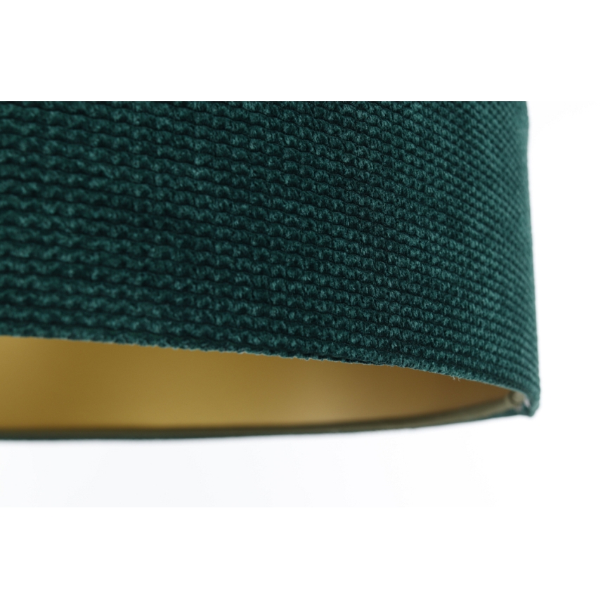 Lámpara de araña en cadena TWIST 1xE27/60W/230V verde/dorado