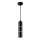 Lámpara de araña en ristra BAMBOO 1xGU10/10W/230V negro