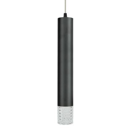 Lámpara de araña en ristra TUBI 1xGU10/8W/230V negro