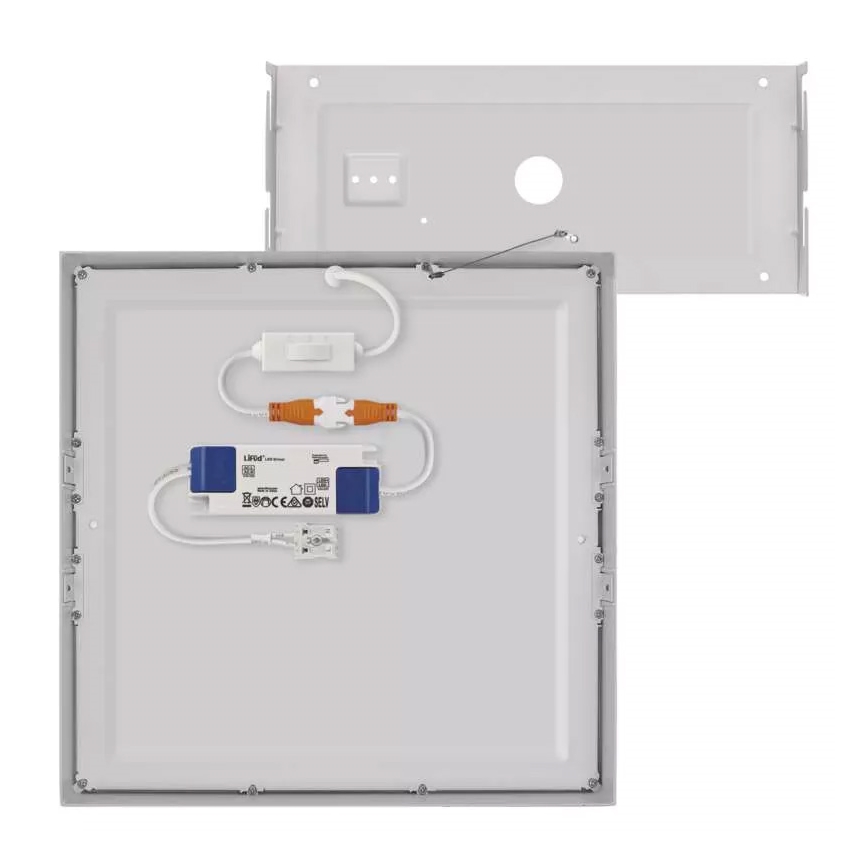 Lámpara de araña en un cable SFERA 1xE27/60W/230V 3000/3500/4000K diámetro 35 cm gris/dorado