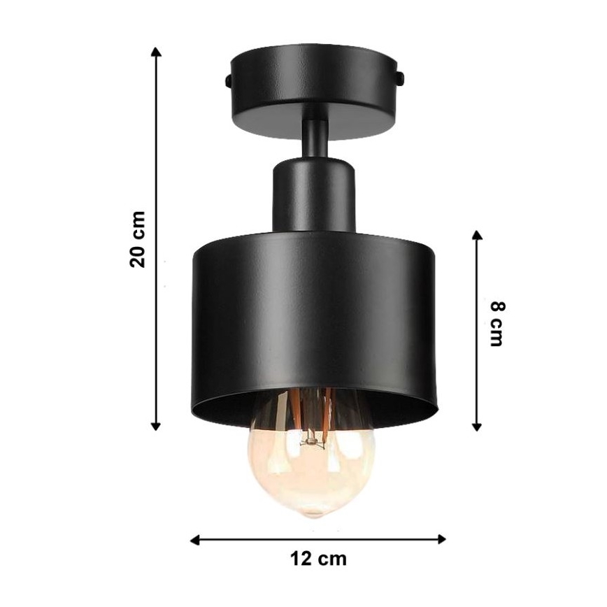 Lámpara de araña fija BODO 1xE27/60W/230V