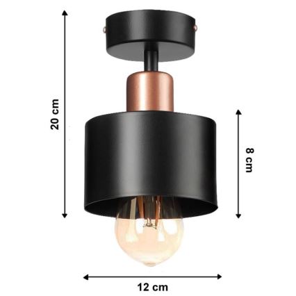 Lámpara de araña fija BODO 1xE27/60W/230V