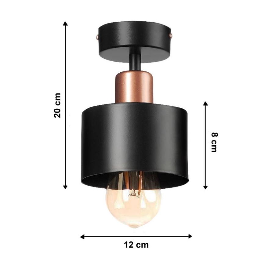 Lámpara de araña fija BODO 1xE27/60W/230V