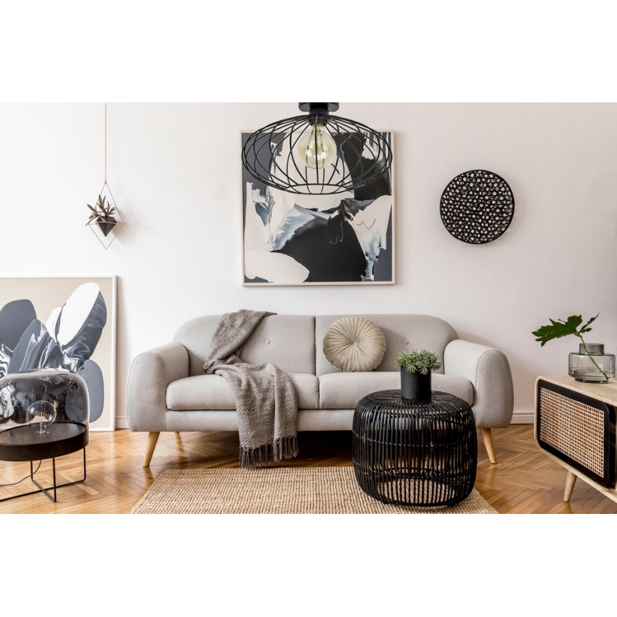 Lámpara de araña fija EARTH L 1xE27/60W/230V