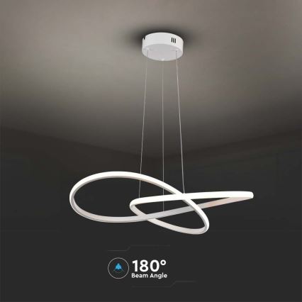 Lámpara de araña LED con cable LED/20W/230V 3000K blanco