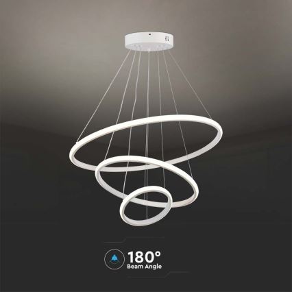 Lámpara de araña LED con cable LED/32W/230V 3000K blanco